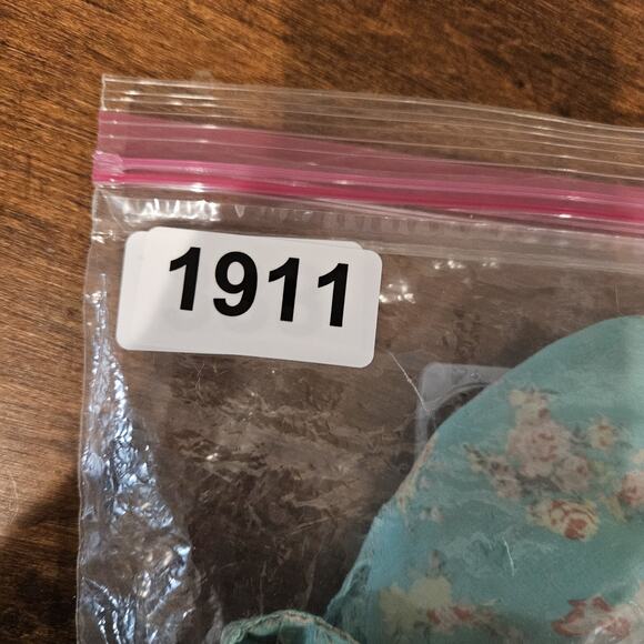 Green Floral Tunic Top Lace Collar Pockets XL Fairy Dainty Y2K Feminine Romantic - Picture 13 of 13